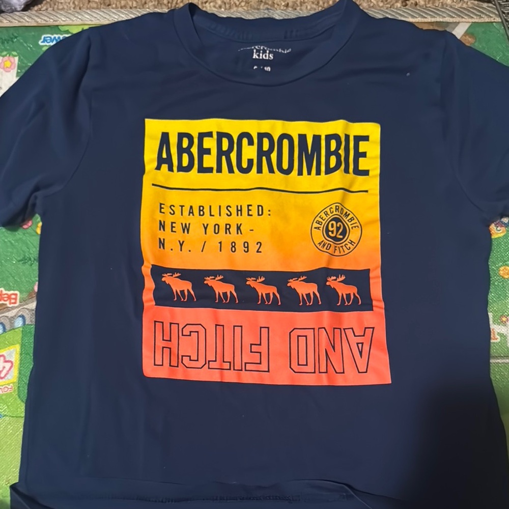 Abercrombie & Fitch Navy Graphic T-Shirt